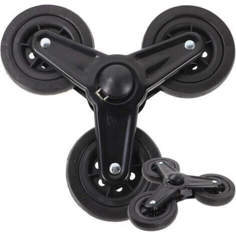 Roues triangulaires pour chariots et brouettes – Réduction d'usure en montée – Conception ergonomique – Stabilité accrue – Fonctionnement silencieux (1/5)