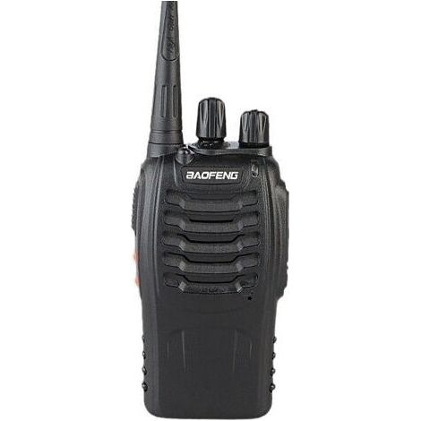 Talkie walkie Longue portée 88E【Version Mise à Niveau du 888S】 Walkie Talkies Vox Rechargeable Pmr 446 MHz 16 Canaux, avec des écouteurs Originaux Construit en Torche LED (2 pcs)