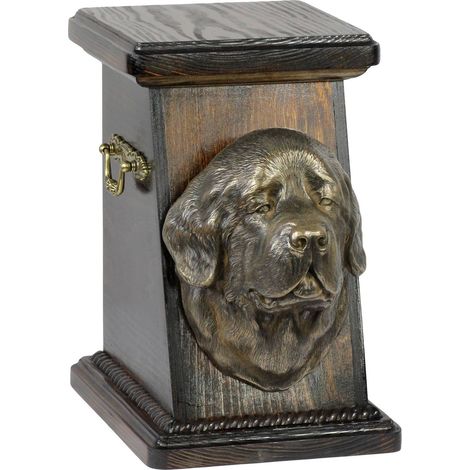 Terranova, Terranova, Waterloo - un'urna per le ceneri di un cane, un'urna elegante con una statuetta, un'urna commemorativa con un busto di cane di Art-Dog (1/5)