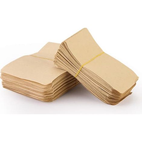 BelleRise - 100 sachets de graines vides, enveloppes à graines vides, sachets en papier pour graines, lot de 12 x 20 cm (1/3)