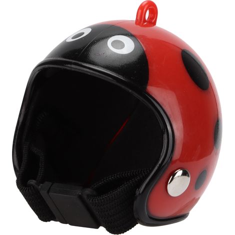Casque de poulet anti-picage pour poussins - Accessoires de déguisement amusants pour volailles - Coccinelle (1/5)