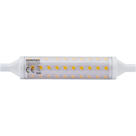 Ampoule Led - Ampoule gros culot à vis - Ampoule led Baillonnette - Ampoule Flamm e - Equivalent ampoule halogene - Crayon Led Smd 115mm 3000K Rs7 3000 (1/4)