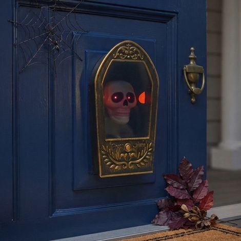 Haunted Ghostly Animated Halloween Doorbell (1/2)