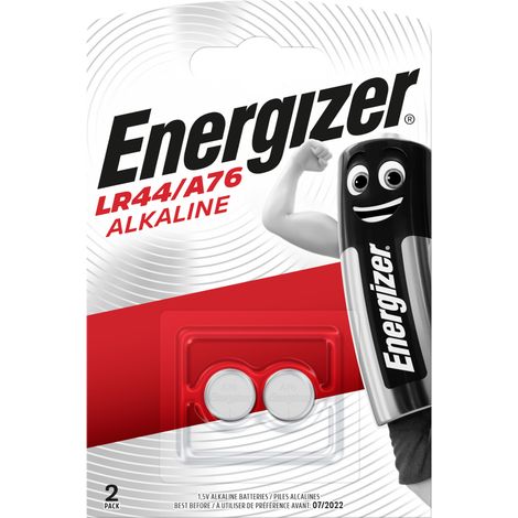 Energizer Lr44/A76 Batterie a Bottone - Set 2 Pezzi (1/5)