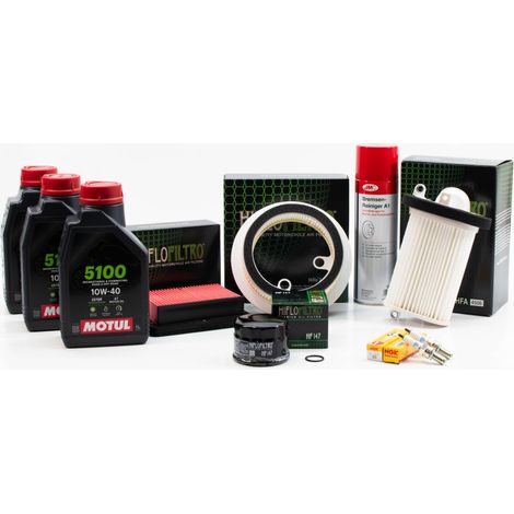 Kit Entretien Révision pour YAMAHA XP 500 TMAX de 2008 à 2011 - Huile MOTUL 5100 10w40 3L