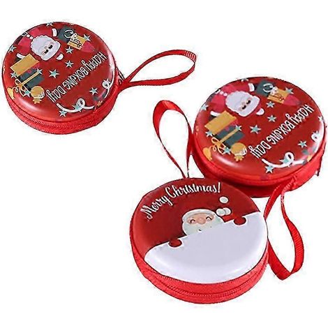 Lot de 3 boîtes de rangement, décorations de Noël, boules de Noël et sachets à bonbons. (1/5)