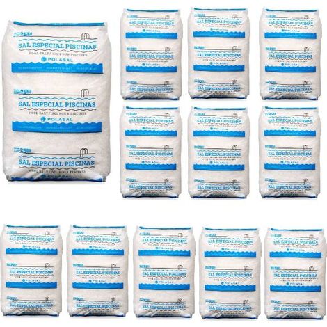 Traitement au sel - Sel pour électrolyse piscine - 12x25kg de Centrocom
