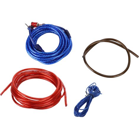 Kit de faisceau de câblage audio pour voiture, kit de câbles d'amplificateur, entretien et remplacement des haut-parleurs et du caisson de basses (1/5)