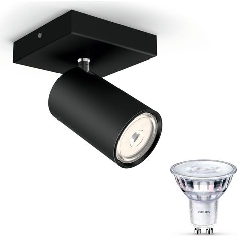 Philips Kosipo Spot en saillie à 1 point lumineux GU10 (Noir) - Philips LED GU10 50W Scene Switch (1/5)