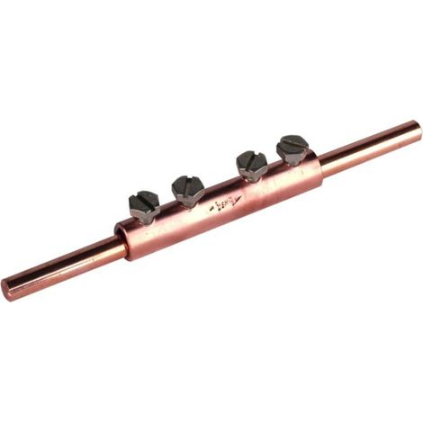 Manguito de conexión Dehn 385207 cobre 4 tornillos M6x8mm