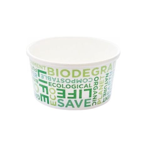 Pot à glace jetable 155 ml - 45 pièces - Ecobioshopping