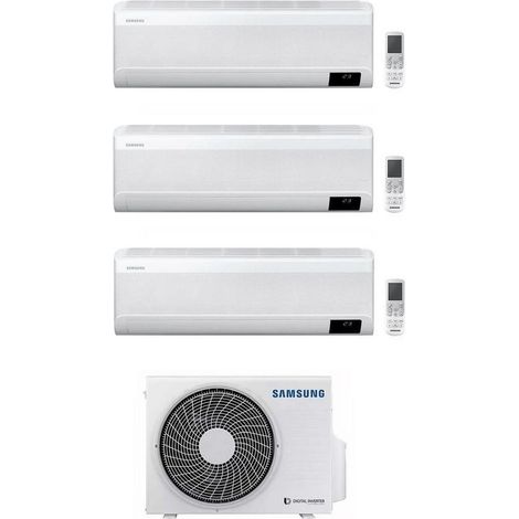 Condizionatore trialsplit Windfree avant da 9000 + 9000 + 12000 Btu con gas R32 Wifi - Samsung