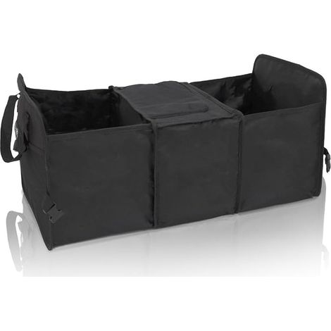 Sac pour Coffre de Voiture 60x32x29cm avec Compartiment Isotherme Noir (1/5)