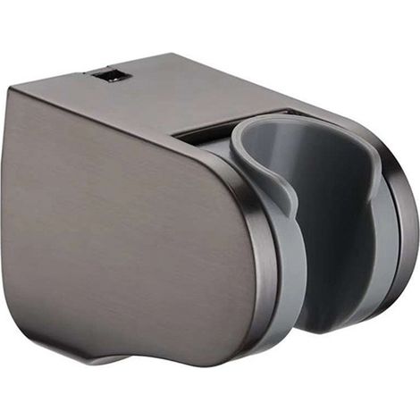 Support de perçage pour pommeau de douche « Gaoyi » en finition gris métallisé [vis de perçage incluses] – Support mural pour pommeau de douche, support de perçage pour pommeau de douche