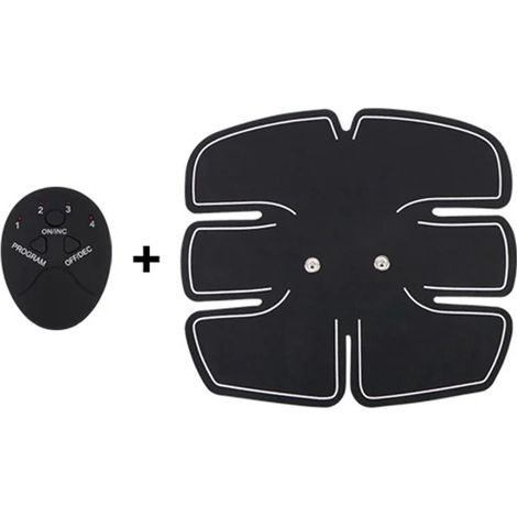 Massagegerät und Gerät zur elektrischen Muskelstimulation (EMS) für Gewichtsabnahme und Körperformung Bauchmuskelstimulator für Fitness und Bauchmuskelstraffung. – AquaForge