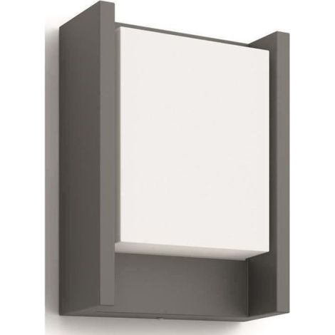 Applique extérieure LED Philips Arbour - Anthracite - 600 lm - 6W - IP44 (1/4)