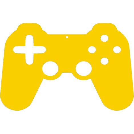 Dekorativer Anhänger mit durchbrochenem Muster, Gamecontroller-PAD