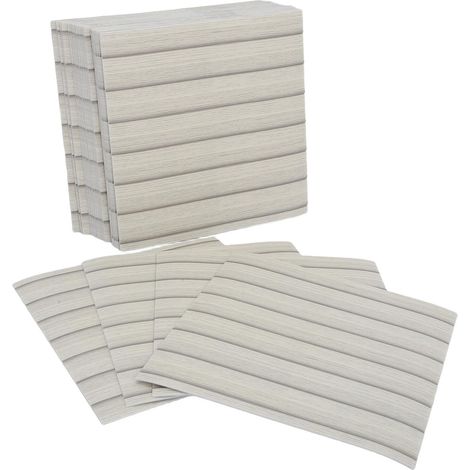 Panneaux Muraux Autocollants Imitation Bois 30X30 CM 30 Pièces Imperméables (1/5)