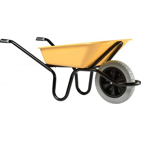 Haemmerlin – Brouette de jardin 100L – Charge utile 250 kg – Roue increvable Ø 400 mm – Châssis renforcé Alpha – 305256001 - PLUS 100 L
