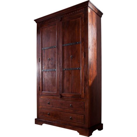 Armoire 107x50 Acacia laqué Nougat OXFORD 419 (1/3)