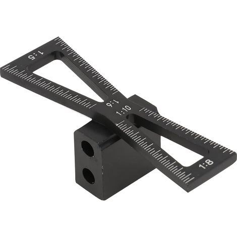 Outil de mesure pour la menuiserie, assemblage manuel, queue d'aronde professionnelle, conception ergonomique précise du travail du bois (1/5)