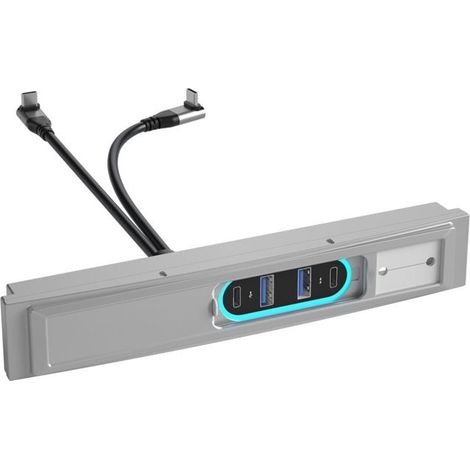 Z62B pour Tesla modèle 3/Y double type-c vers station d'accueil multiport adaptateur HUB USB à charge rapide (1/5)