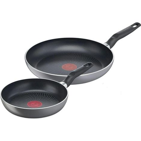 Tefal G2739053 Ensemble de poêles noir 20 et 26 cm
