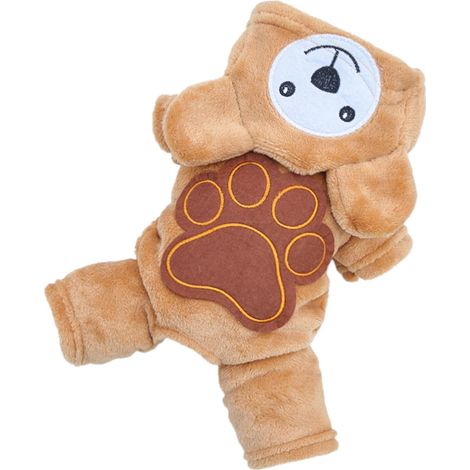 Hundekleidung: Weiches Teddybär-Hundeshirt mit klassischem, niedlichem und bequemem Design