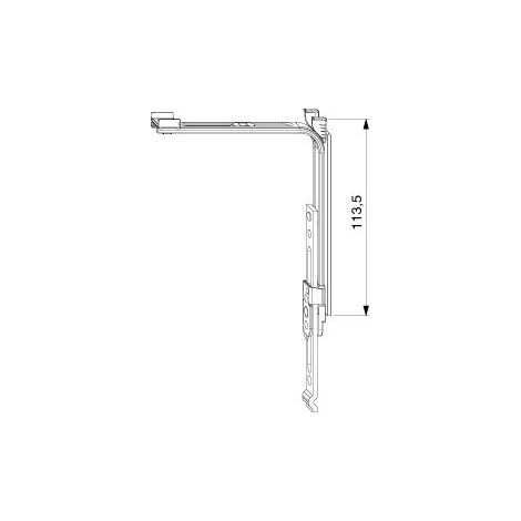 Maco Rinvio angolare verticale MM 222214, senza perni, estensibile (222214) (1/2)