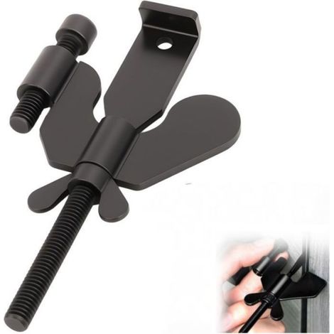 Verrou de porte portable amélioré pour la maison, le casier de porte d'intimité, parfait pour les voyages, les hôtels, la (1/4)