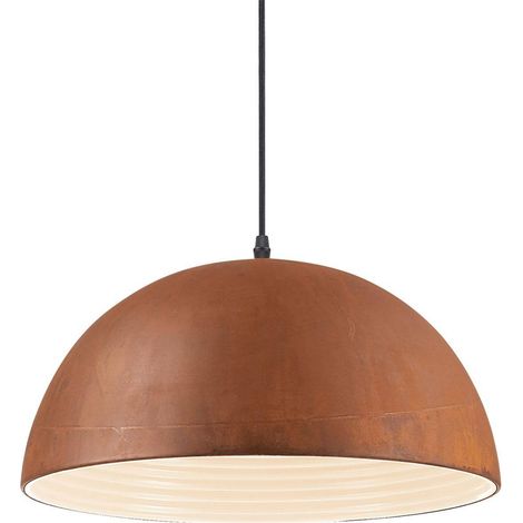 Ideal Lux Folk - 1 luz colgante de techo tipo domo degradado (1/2)