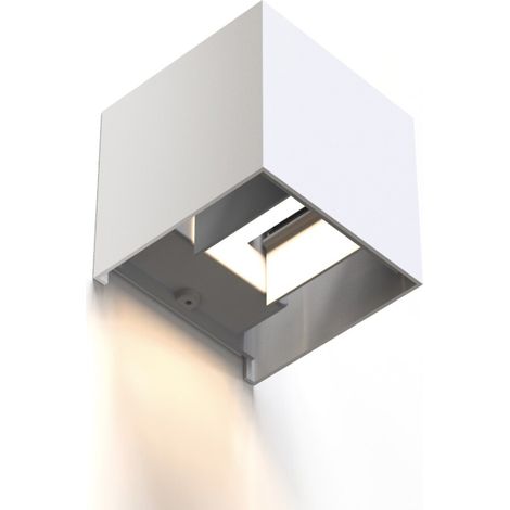 APPLIQUE MURALE LED PR INT. ET EXT., WLAN, APPL. ET COMM. VOCALE, BLC HAMA 00176607 (1/2)