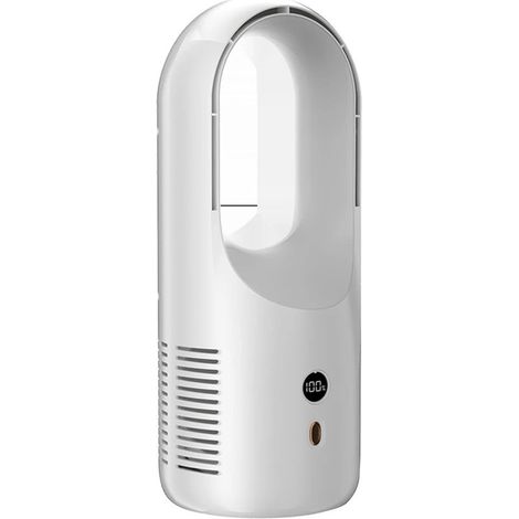 Ventilador de torre sin aspas – 6 velocidades – batería integrada – ultra silencioso de 36 dB – diseño moderno de torre (1/4)