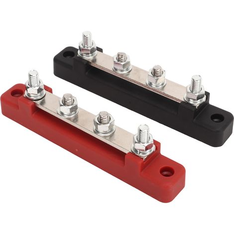 Un distributeur d'alimentation, 12-48V 150A, borne M6, montage à vis, convient aux voitures, camions, camping-cars et navires. (1/5)