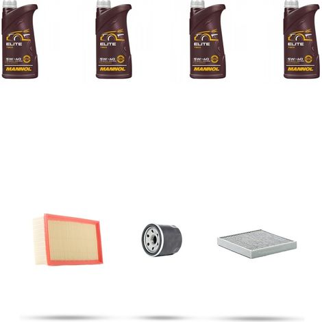 Kit tagliando 3 FILTRI e 4L OLIO compatibile con Mitsubshi Colt VI (Z30) 1.5 132KW Dal 2010 (1/4)