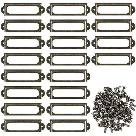 4pcs Poignes De Tiroirs(rouge Bronze) Vintage Style En Alliage De Zinc Bouton Traction De Meubles Tiroir Armoire Placard Armoire Avec Vis Dcoratio (1/5)