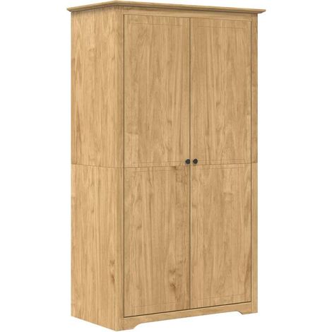 Maison Exclusive - Kleiderschrank BODO Honigbraun 53,5 x 99 x 173