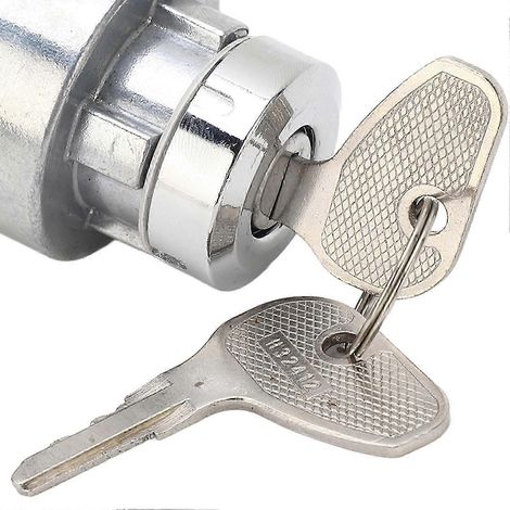 Interrupteur d'allumage pour tracteur 66021 55140, interrupteur de démarrage en alliage d'aluminium avec 2 clés, remplacement pour tracteurs Kubota M4030 M4700 (1/5)