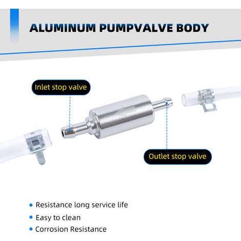 Tuyau de remplissage de carburant pour moto, embrayage, frein hydraulique, clapet anti-retour, tuyau de vidange, outil d'aspiration (1/4)