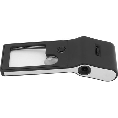 Loupe asphérique portable à éclairage LED 3X 10X 55X, haute luminosité et détection UV (1/5)