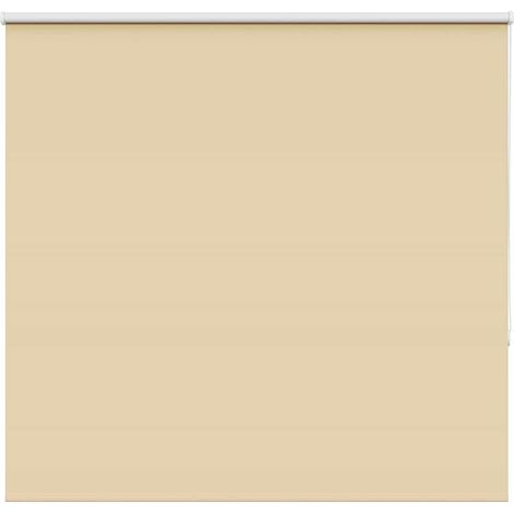 Verdunkelungsrollo Beige 145x130 cm Stoffbreite 141,6 cm