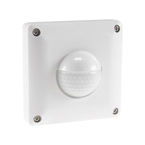 Unterputz PIR-Bewegungsmelder 190°- IP65 2 & 3 - Draht Technik, weiß (1/5)