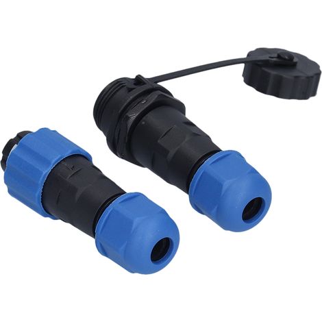 Connecteur de câble d'aviation avec 1 à 7 broches, connexion robuste, connecteur de câble résistant à la corrosion, prise d'aviation avec 7 broches (250V 5A). (1/5)