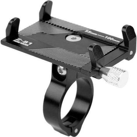 Sonew support de téléphone de vélo Alliage d'aluminium réglable vélo guidon téléphone clip vélo Smartphone support de (1/4)
