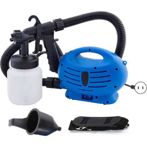 Pistolet électrique pulvérisateur peinture portable, haute pression 110V US, coque PP, pour décoration murale (1/5)