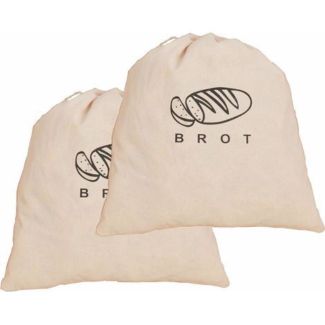 2 sacs de conservation pour le pain