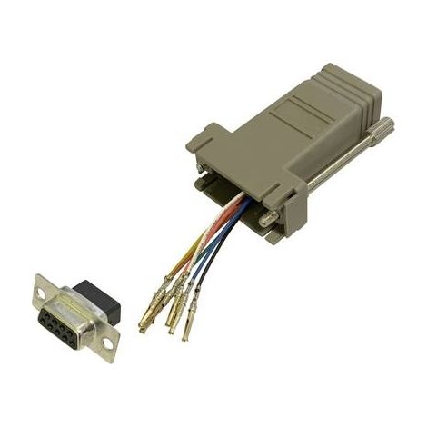 BKL Electronic  10121106 Adattatore Presa SUB-D a 9 poli - Presa RJ45 1 pz. Singolo