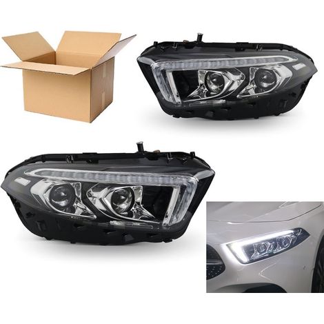 2x PHARES Avant LED MERCEDES Classe A 2019-2021 - W177 - Full LED dynamique (1/5)