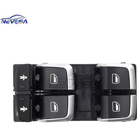 4GD959851B is suitable for Audi A4, A5, Q5, and C7 left front window power switch/electric window switch. (1/4)