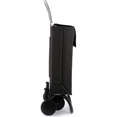 Carro compra "2+2" de 4 ruedas "Jean Tweed" negro jea034 rolser (1/4)